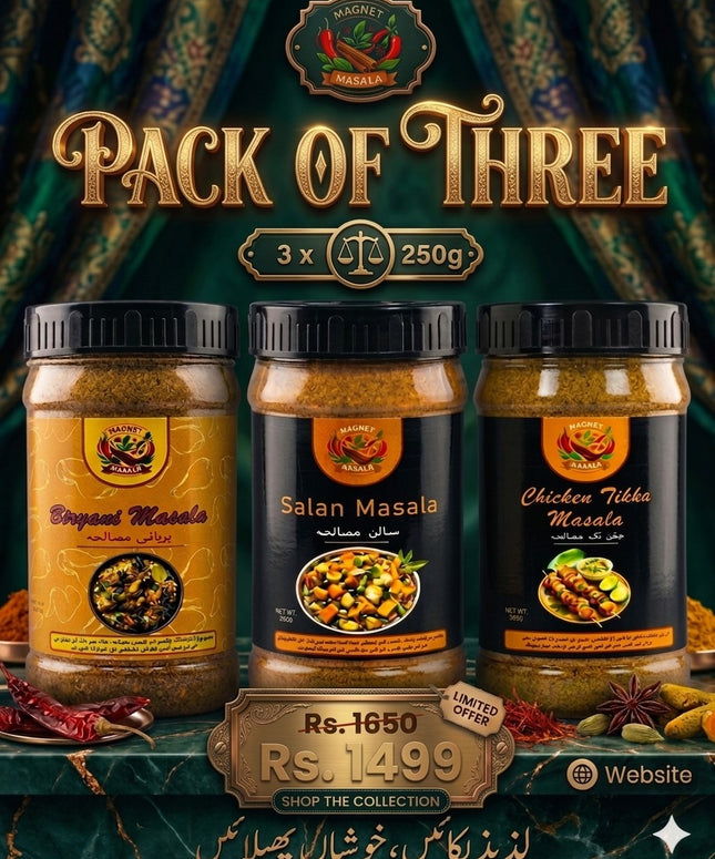 Magnet Masala Classic Cooking Pack (Pack of 3)