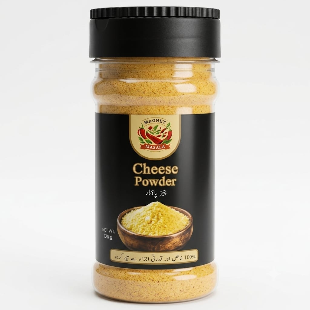 Magnet cheese powder -premium flavoring spice mix jar -125 grm.