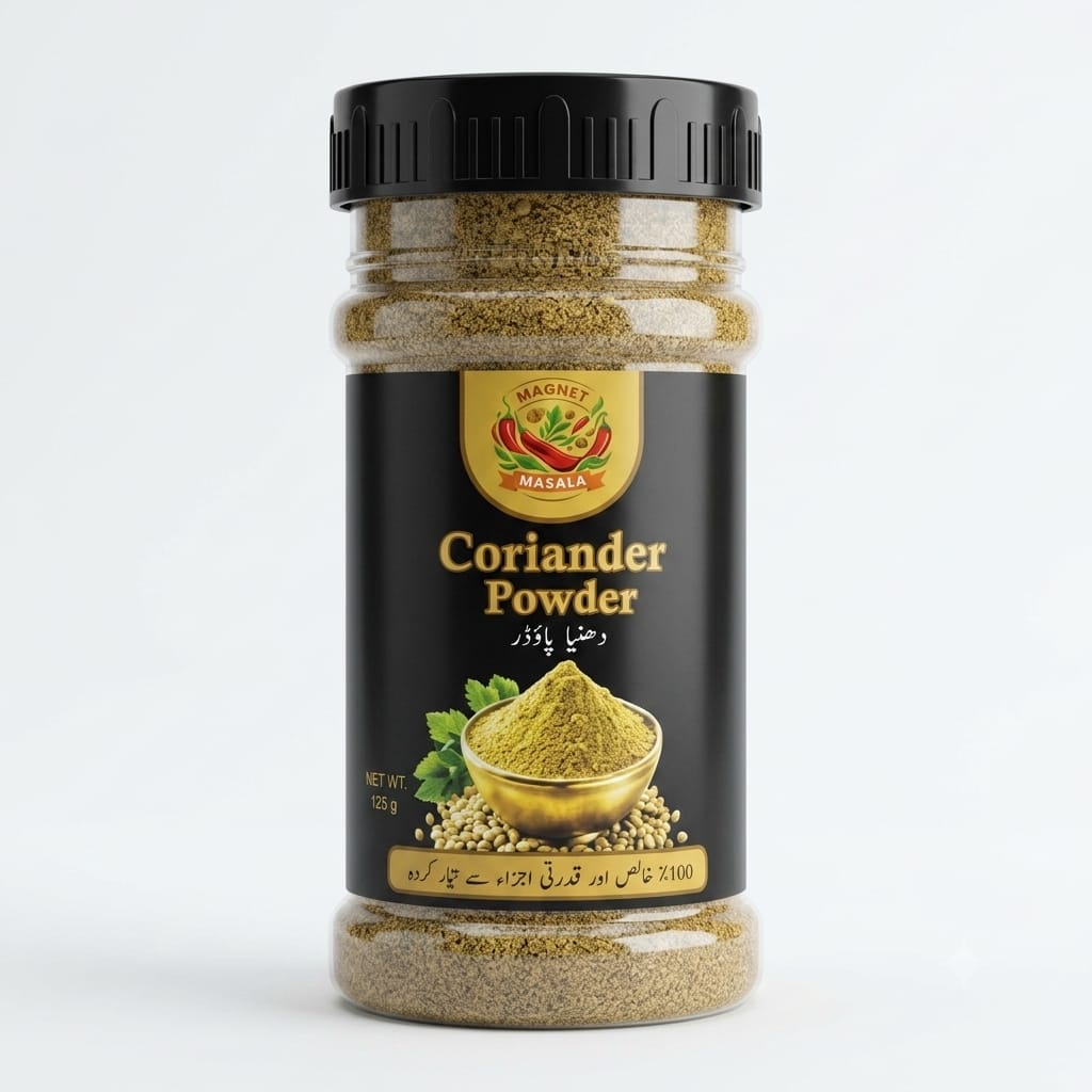 Magnet coriander powder -pure and premium spice jar-135 grm