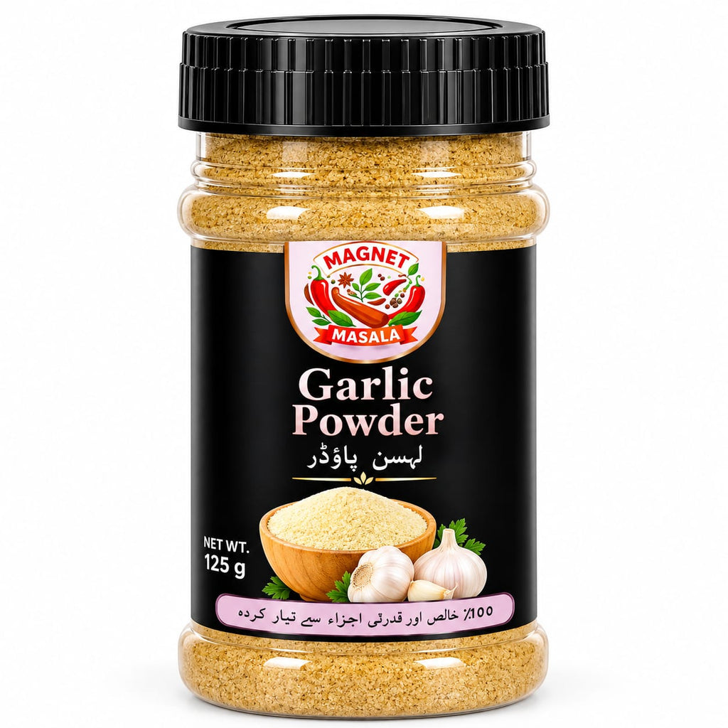 Magnet garlic powder -pure and premium spice jar- 125 grm