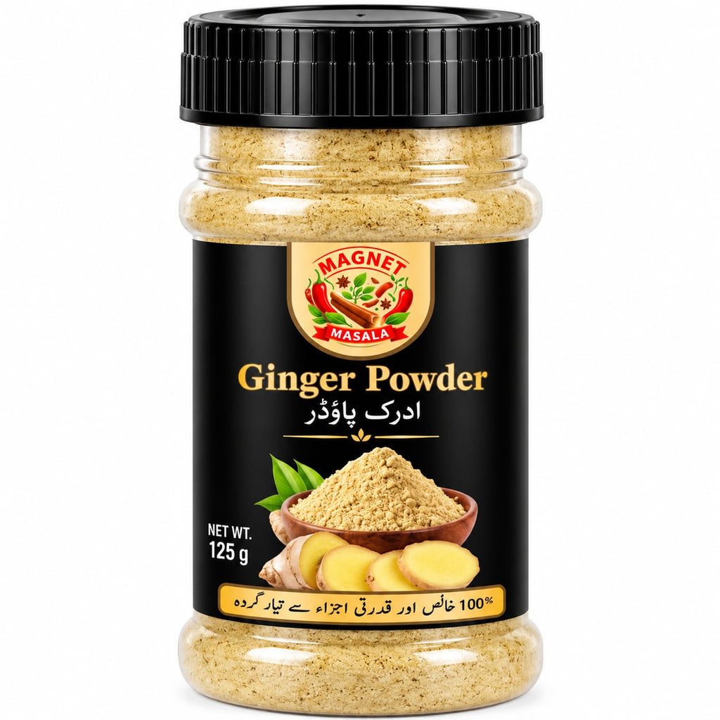 Magnet ginger powder -Pure and natural Ginger (adrak) powder jar -125 grm