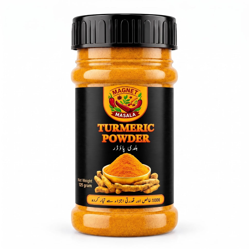 Magnet Turmeric powder -pure and natural haldi powder jar -125 grm