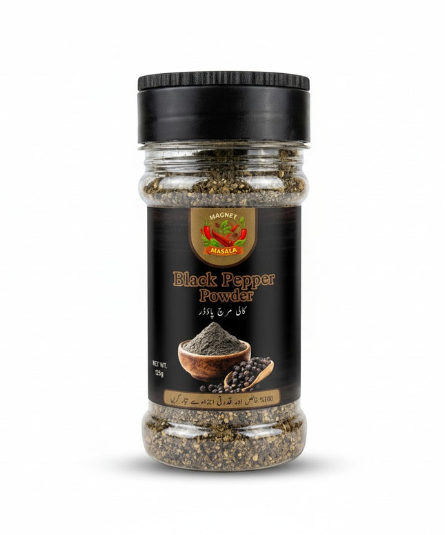 Magnet Black Pepper Powder – Pure & Premium Spice (125g)