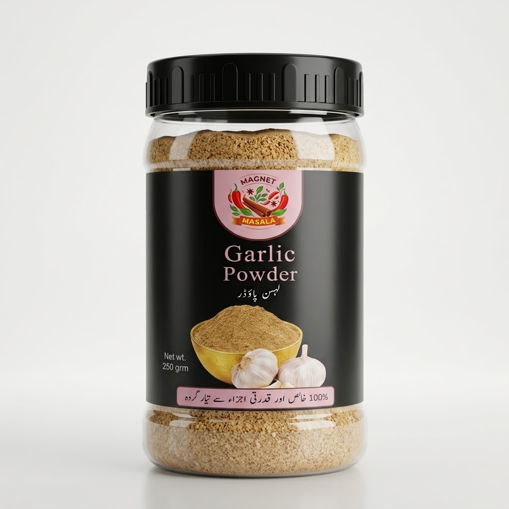 Magnet Garlic Powder 250g packaging